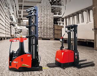 Model và giá xe nâng điện đứng lái HELI CBD30, CDD20, CPD16, CQDM15