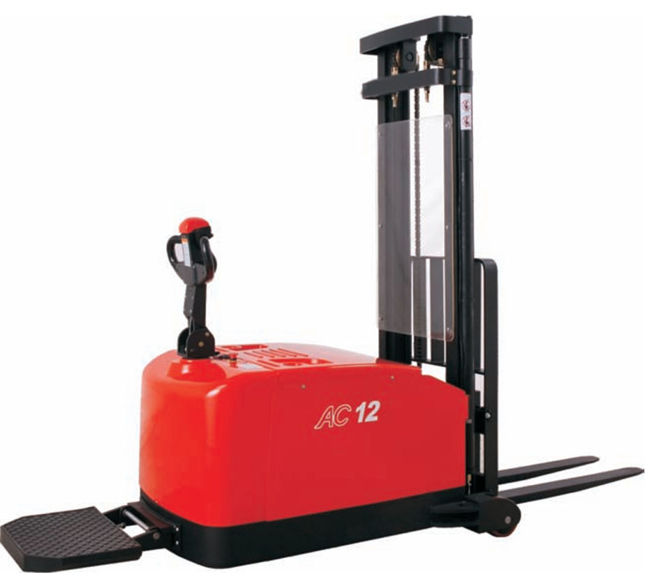 Xe nâng điện đứng lái đối trọng Xe nâng điện đứng lái đối trọng