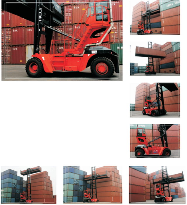 Xe kẹp container Xe kẹp container