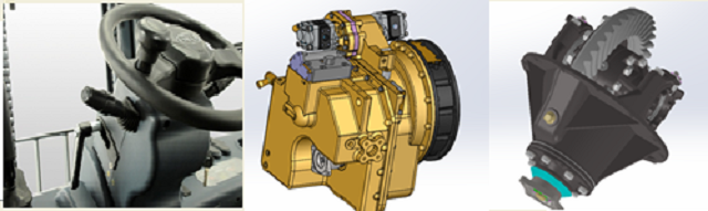Cầu hộp số xe nâng heli 5 tấn Cầu hộp số xe nâng heli 5 tấn