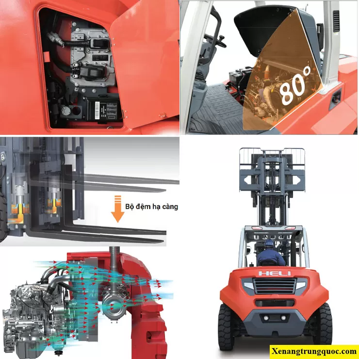 Đặc điểm xe n&acirc;ng 7 tấn
