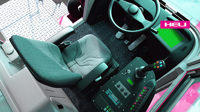 Cabin xe nâng kẹp container Cabin xe nâng kẹp container