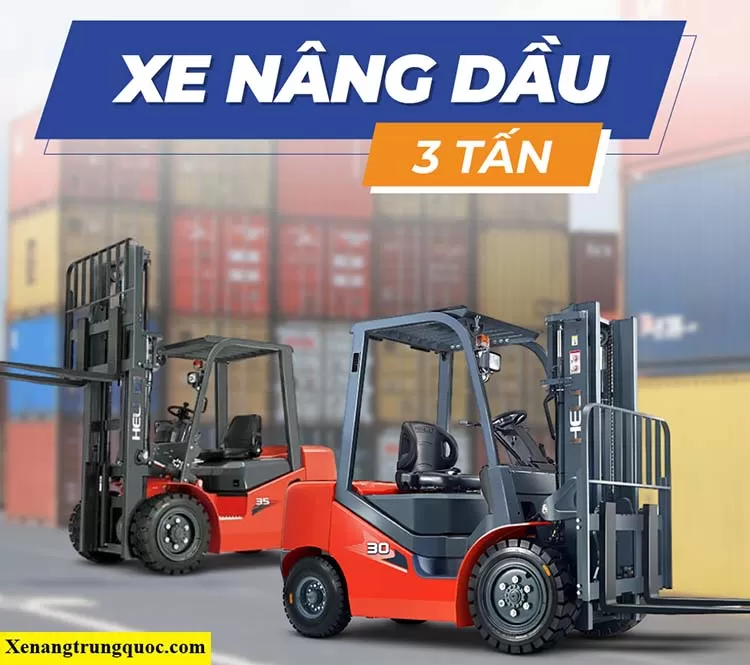 Xe nâng dầu 3 tấn