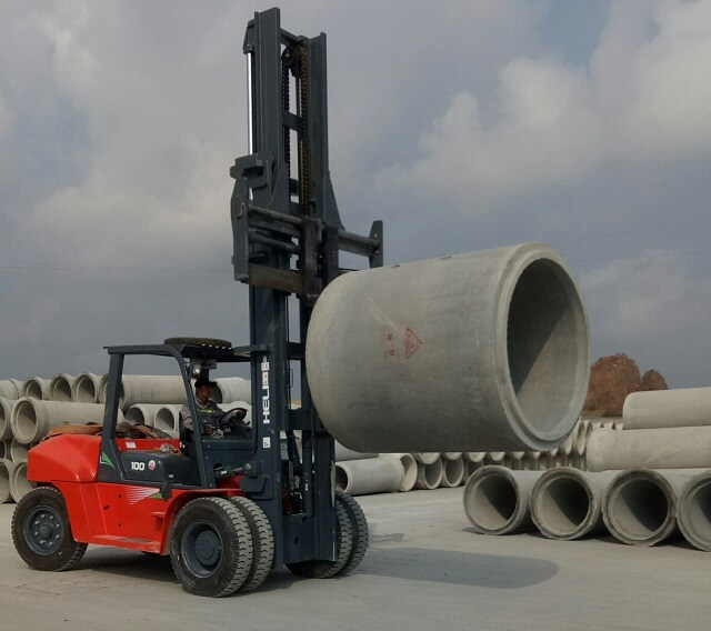 Xe nâng ống cống Xe nâng ống cống