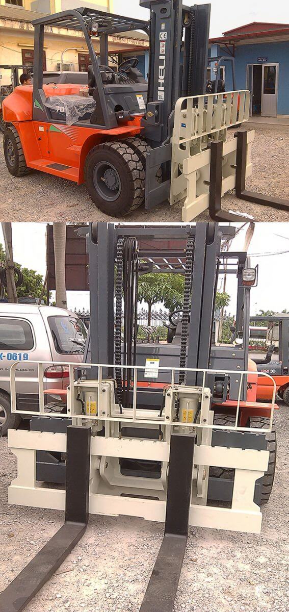 Xe nâng 7 tấn lắp gật gù Xe nâng 7 tấn lắp gật gù