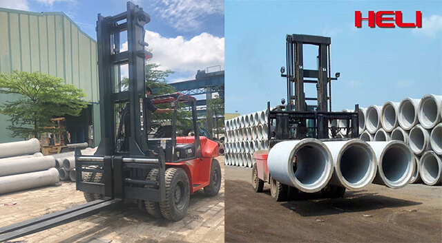 Xe nâng hàng 10 tấn Xe nâng 10 tấn nâng cao 6m