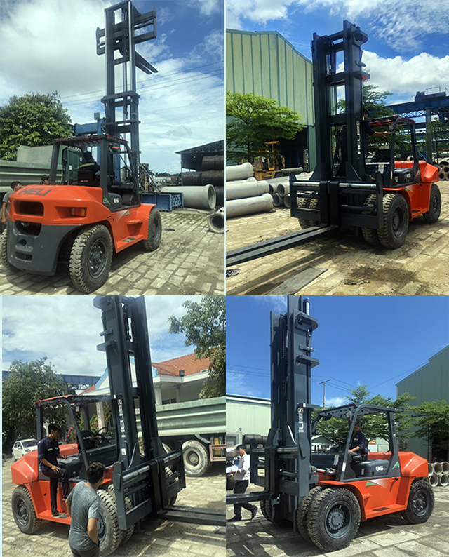 Xe nâng heli 8,5 tấn Xe nâng heli 8,5 tấn