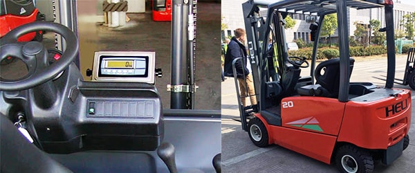 xe nâng ngồi lái gắn cân điện tử xe nâng ngồi lái gắn cân điện tử